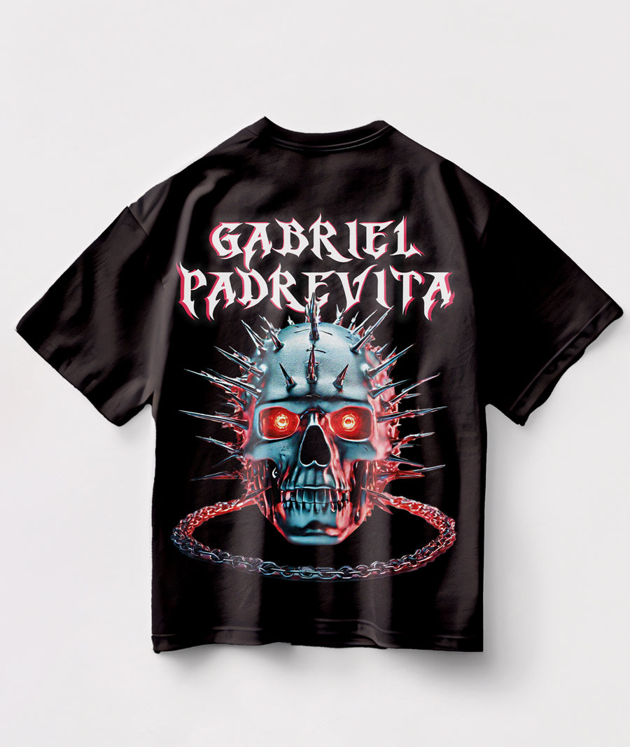 GABRIEL PADREVITA | GP SKULL | Heavy Cotton oversized T-Shirt | Front- & Backprint