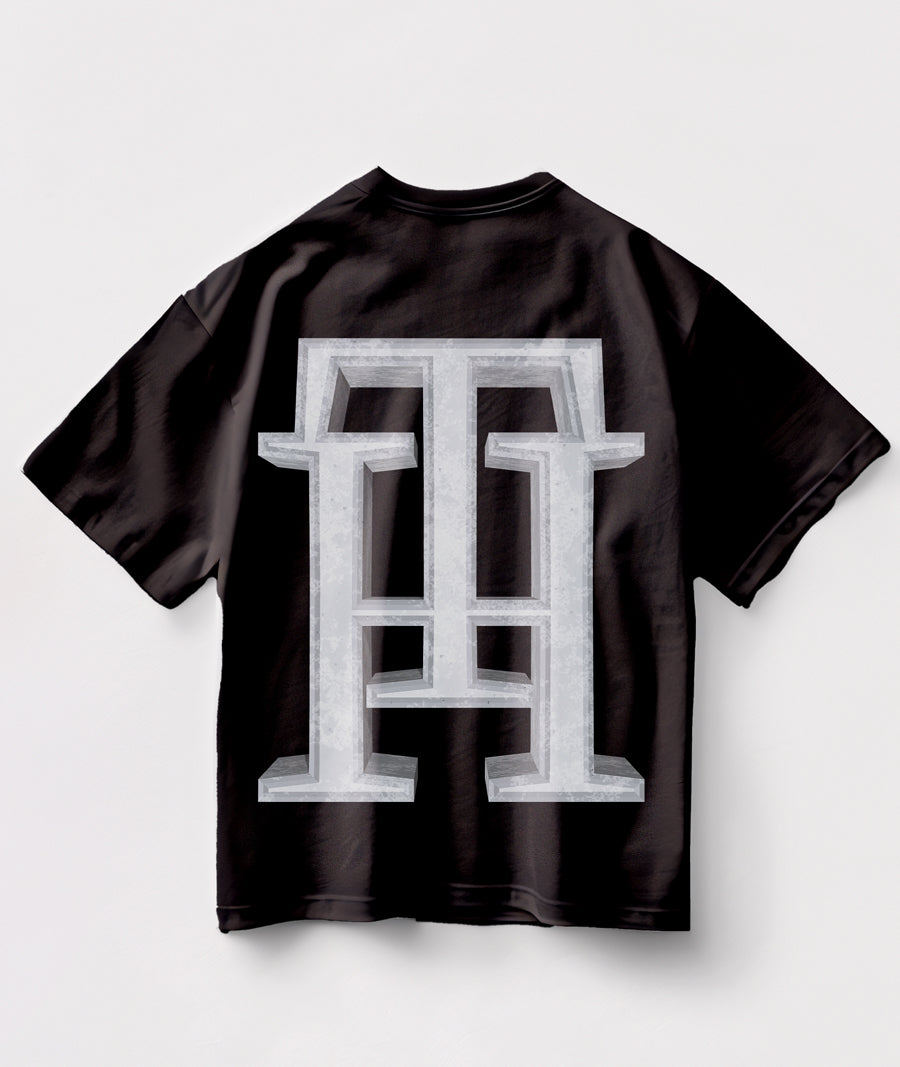 TIM HAGEMANN | CONCRETE | Heavy Cotton oversized T-Shirt | Front- & Backprint