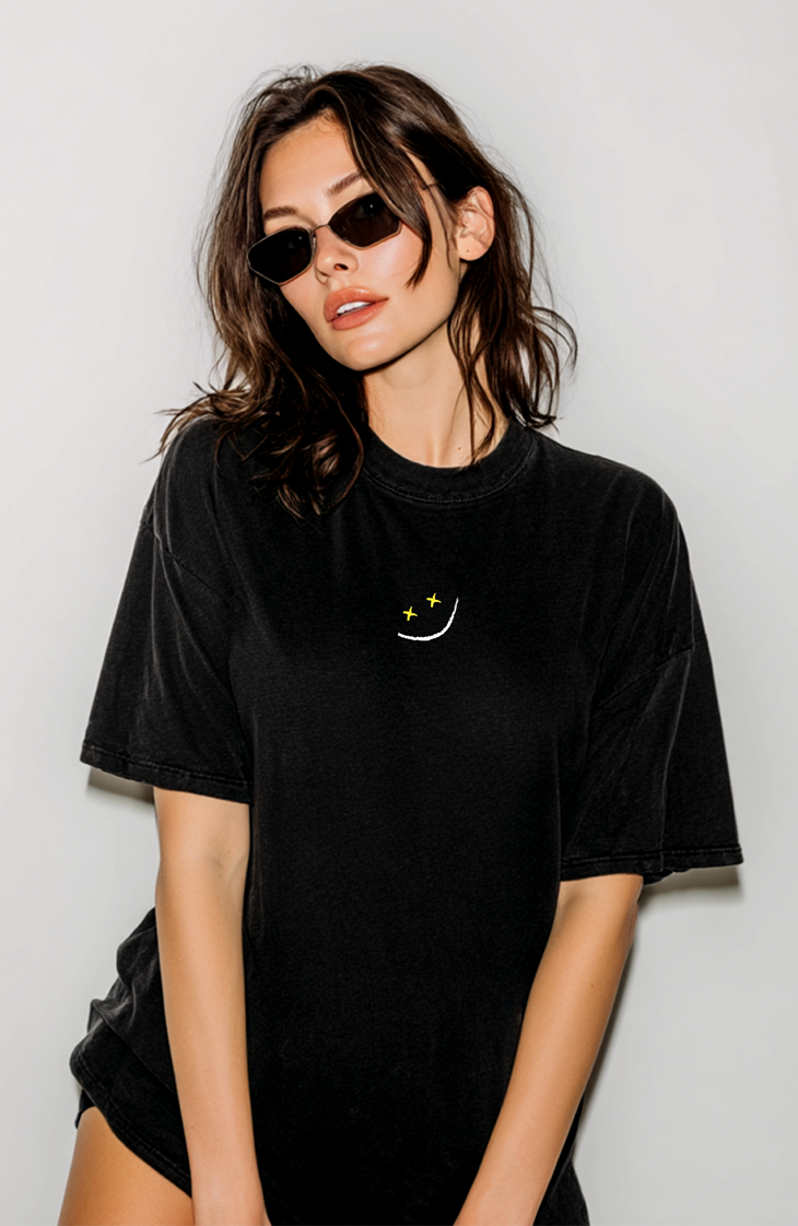 RAVE BASE | Heavy Cotton oversized T-Shirt | Front- & Backprint