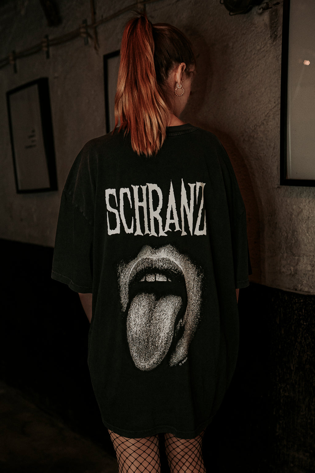 SCHRANZ. | Heavy Cotton oversized T-Shirt | Backprint