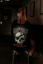 HARD TIMES | Heavy Cotton oversized T-Shirt | Backprint