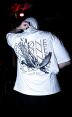 6CLØNE | INDUS NEVER DIE | Casual oversized T-Shirt | Front- & Backprint