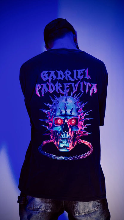 GABRIEL PADREVITA | GP SKULL | Heavy Cotton oversized T-Shirt | Front- & Backprint