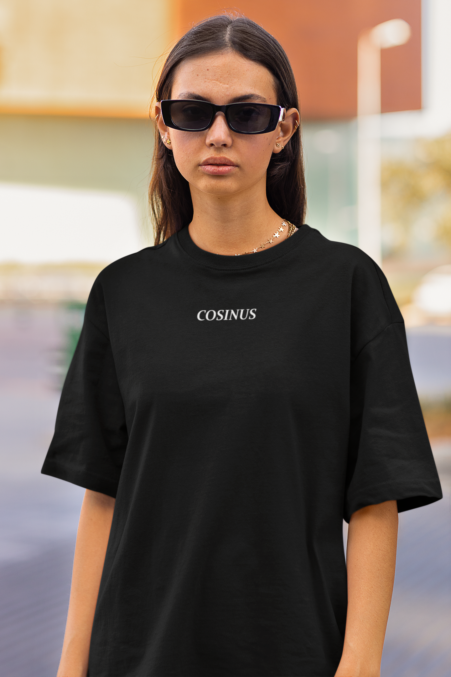 COSINE | Heavy Cotton oversized T-Shirt | Front &amp; back print