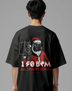 MERRY CHRISTMAS | Heavy Cotton oversized T-Shirt | Backprint