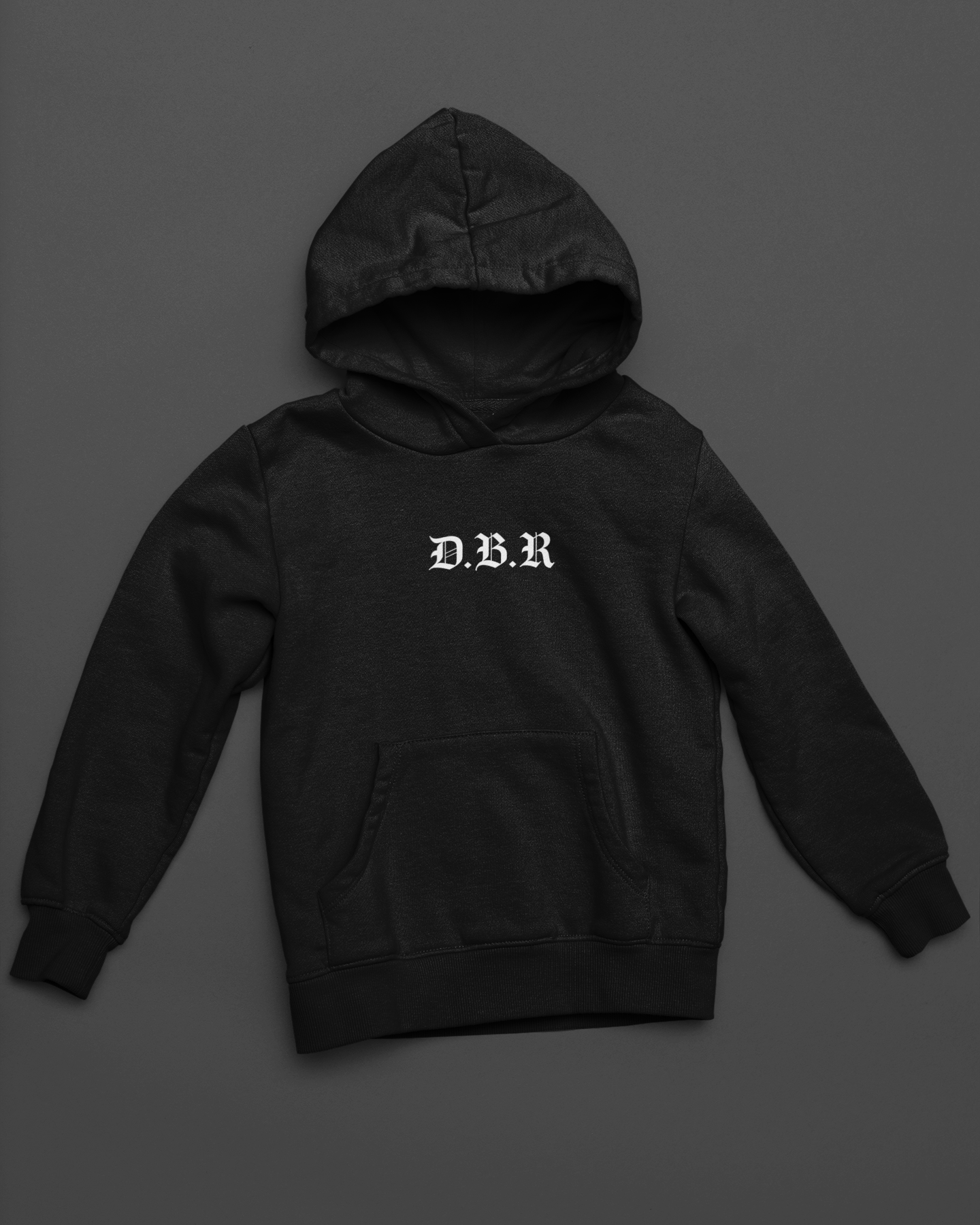D.B.R | Heavy cotton oversized hoodie | Front print