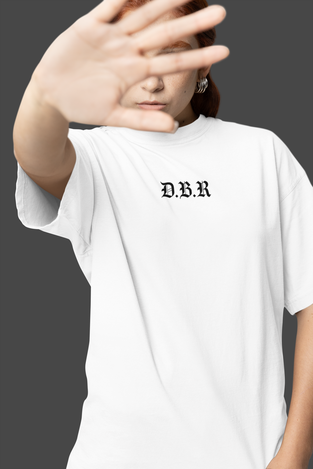 D.B.R | Heavy Cotton oversized T-Shirt | Frontprint