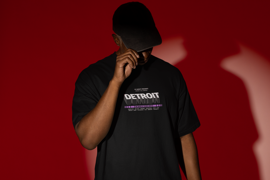 DETROIT | Heavy Cotton oversized T-Shirt | Front- & Backprint