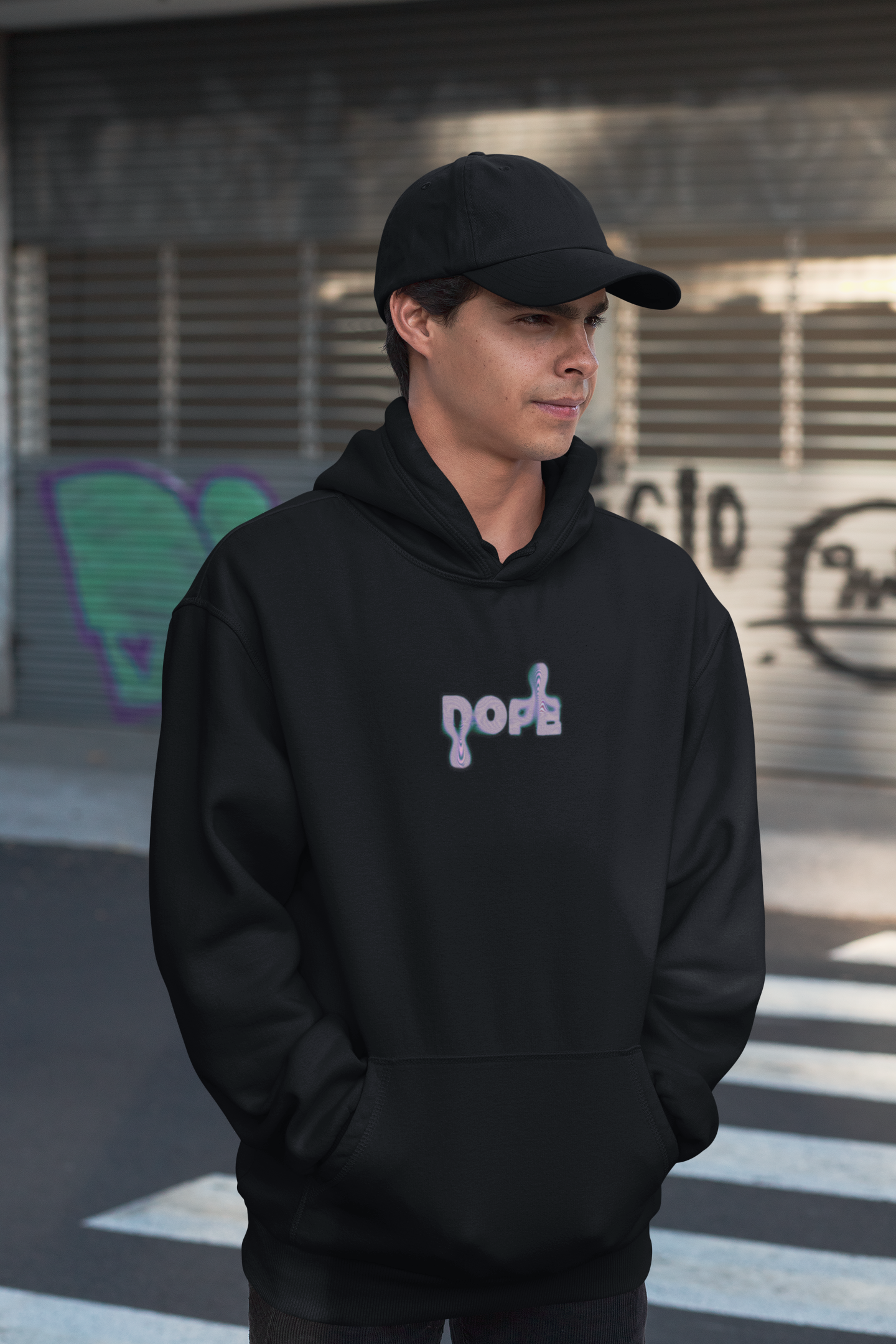 DOPE | Heavy Cotton oversized Hoodie | Frontprint