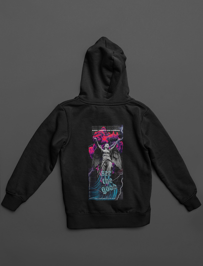 Die Grobmotoriker | Heavy Cotton oversized Hoodie | Front- & Backprint