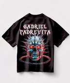 GABRIEL PADREVITA | GP SKULL | Heavy Cotton oversized T-Shirt | Front- & Backprint