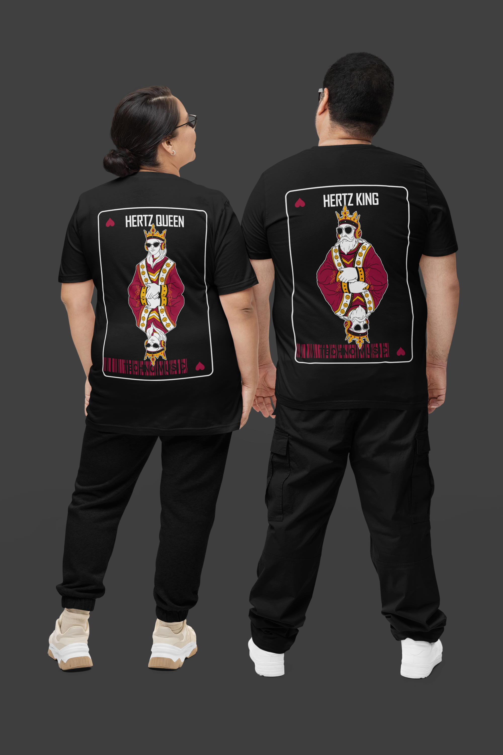 HERTZ QUEEN | Heavy Cotton oversized T-Shirt | Backprint