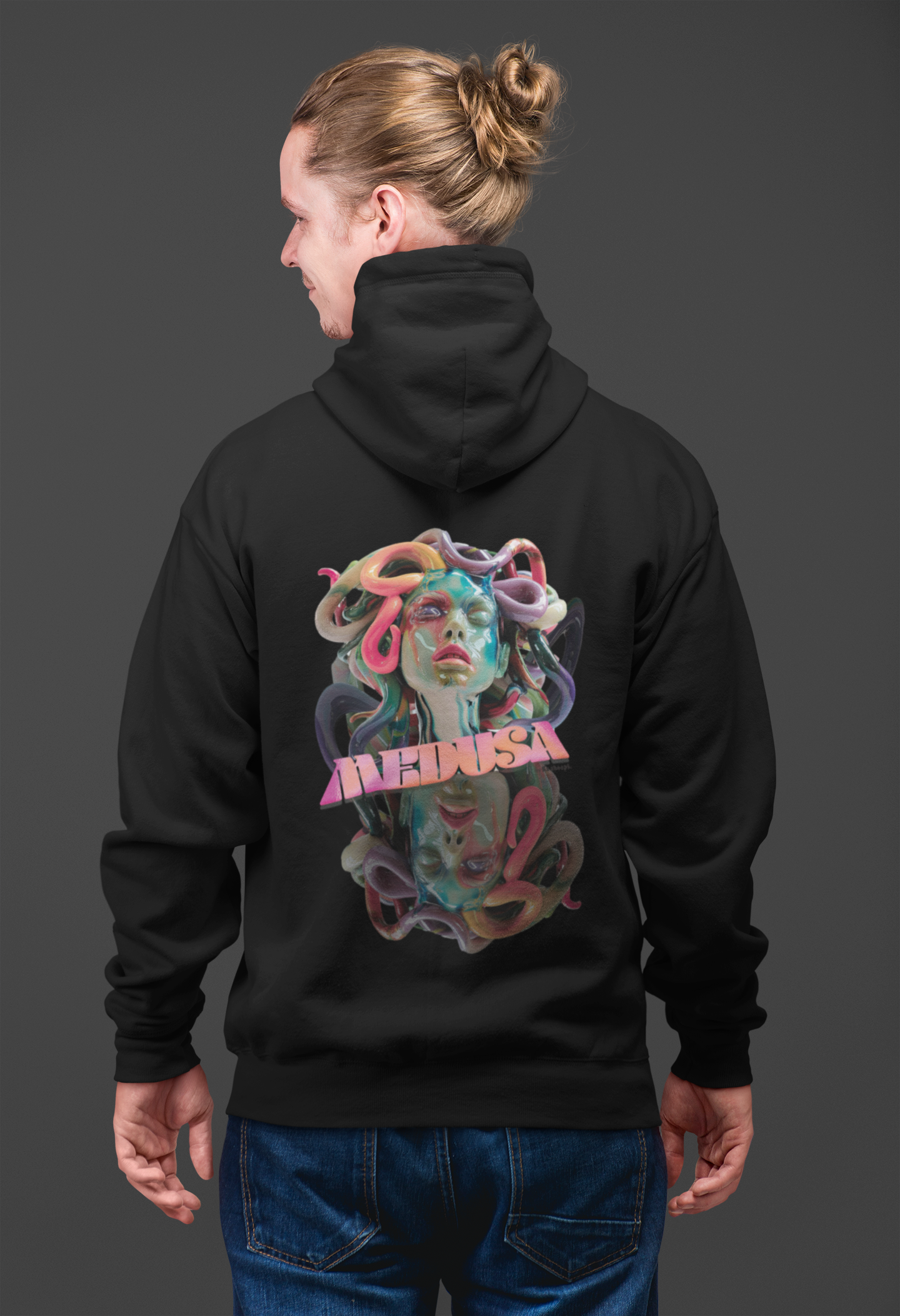 MEDUSA | Heavy Cotton oversized Hoodie | Backprint