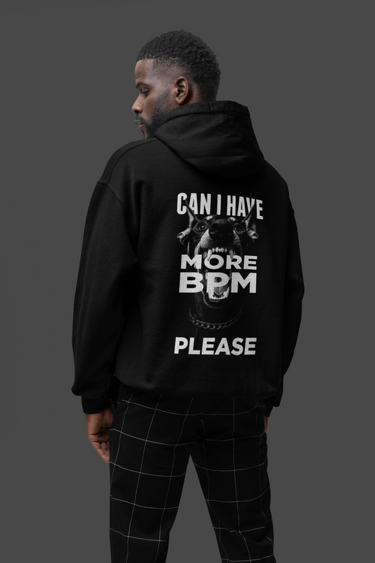 MORE BPM | Heavy Cotton oversized Hoodie | Backprint