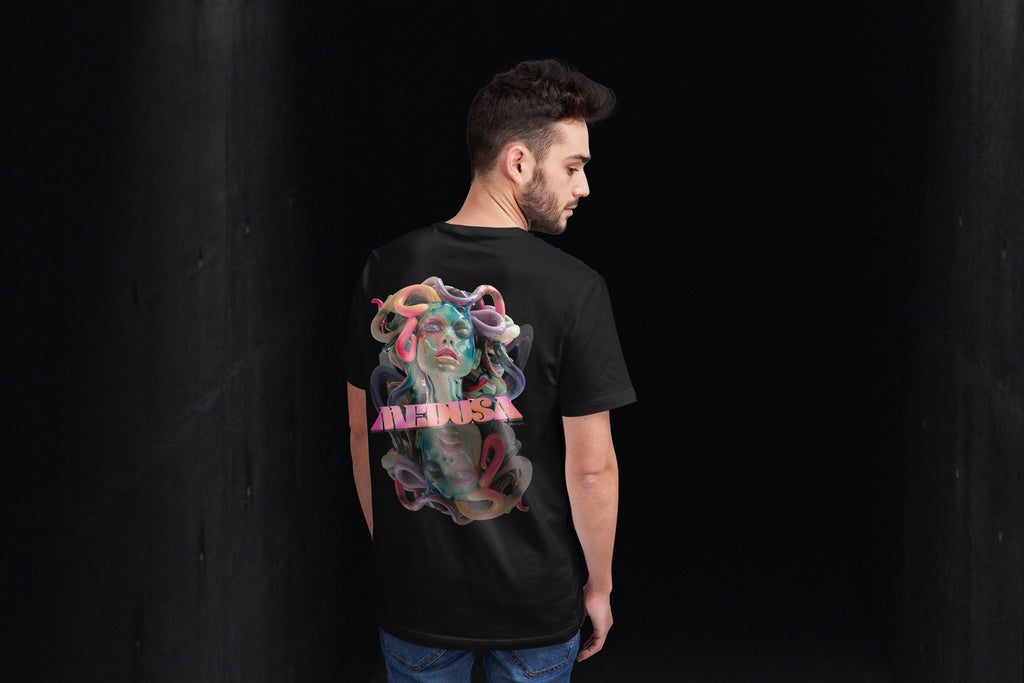 MEDUSA | Heavy Cotton oversized T-Shirt | Front- & Backprint