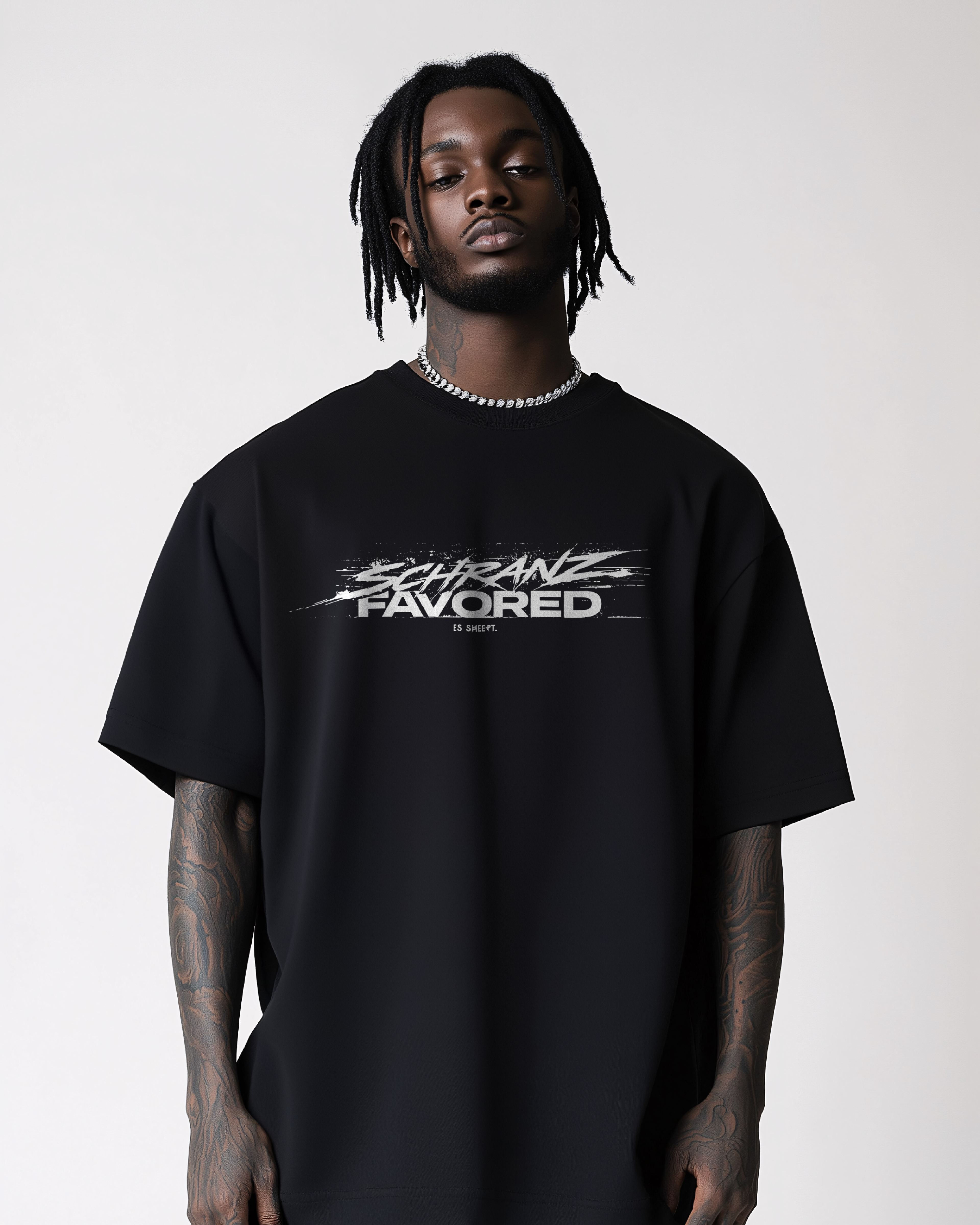 FAVORED | Heavy Cotton oversized T-Shirt | Frontprint