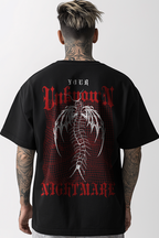 YOUR UNKNOWN NIGHTMARE | Heavy Cotton oversized T-Shirt | Backprint