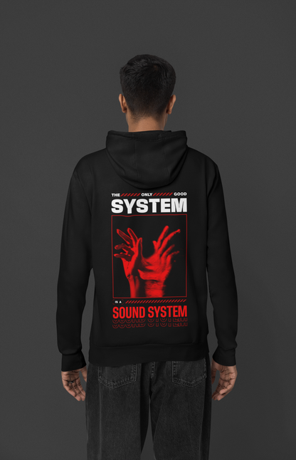 THE ONLY GOOD SYSTEM | Heavy Cotton oversized Hoodie | Backprint