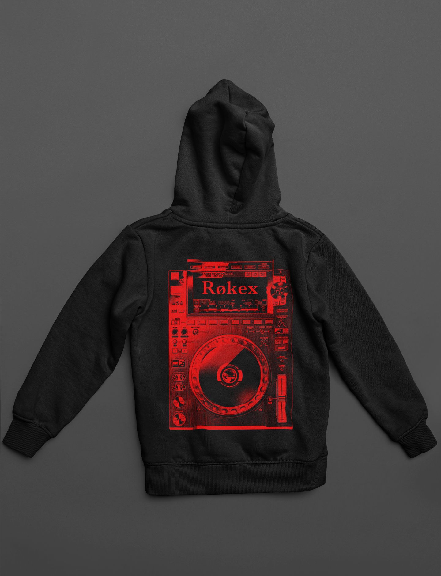 Røkex | Heavy Cotton oversized Hoodie | Front- & Backprint