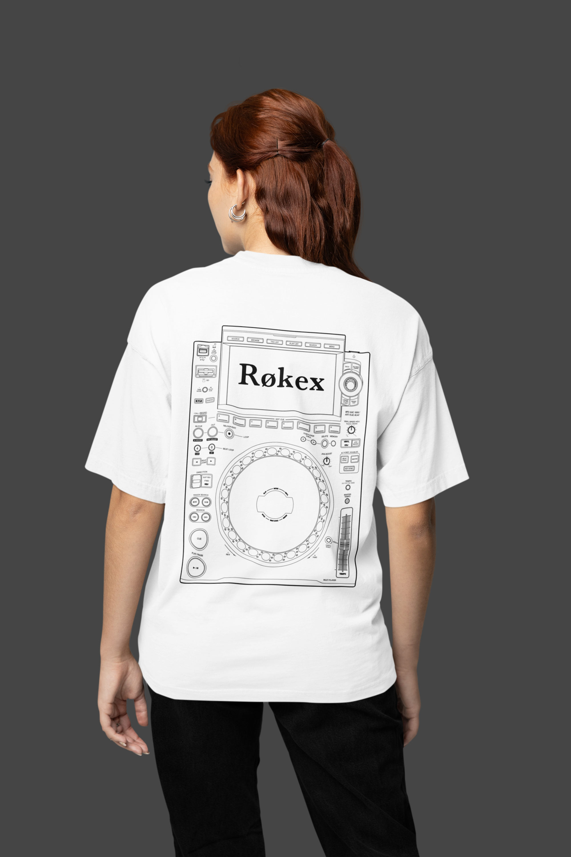 Røkex | Heavy Cotton oversized T-Shirt | Front- & Backprint