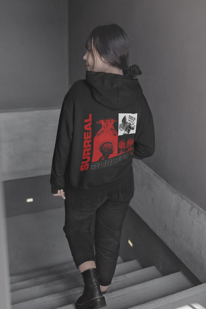 SURREAL | Heavy Cotton oversized Hoodie | Backprint