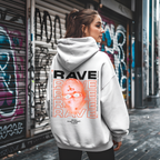 SICK RAVE | Heavy Cotton oversized Hoodie | Backprint