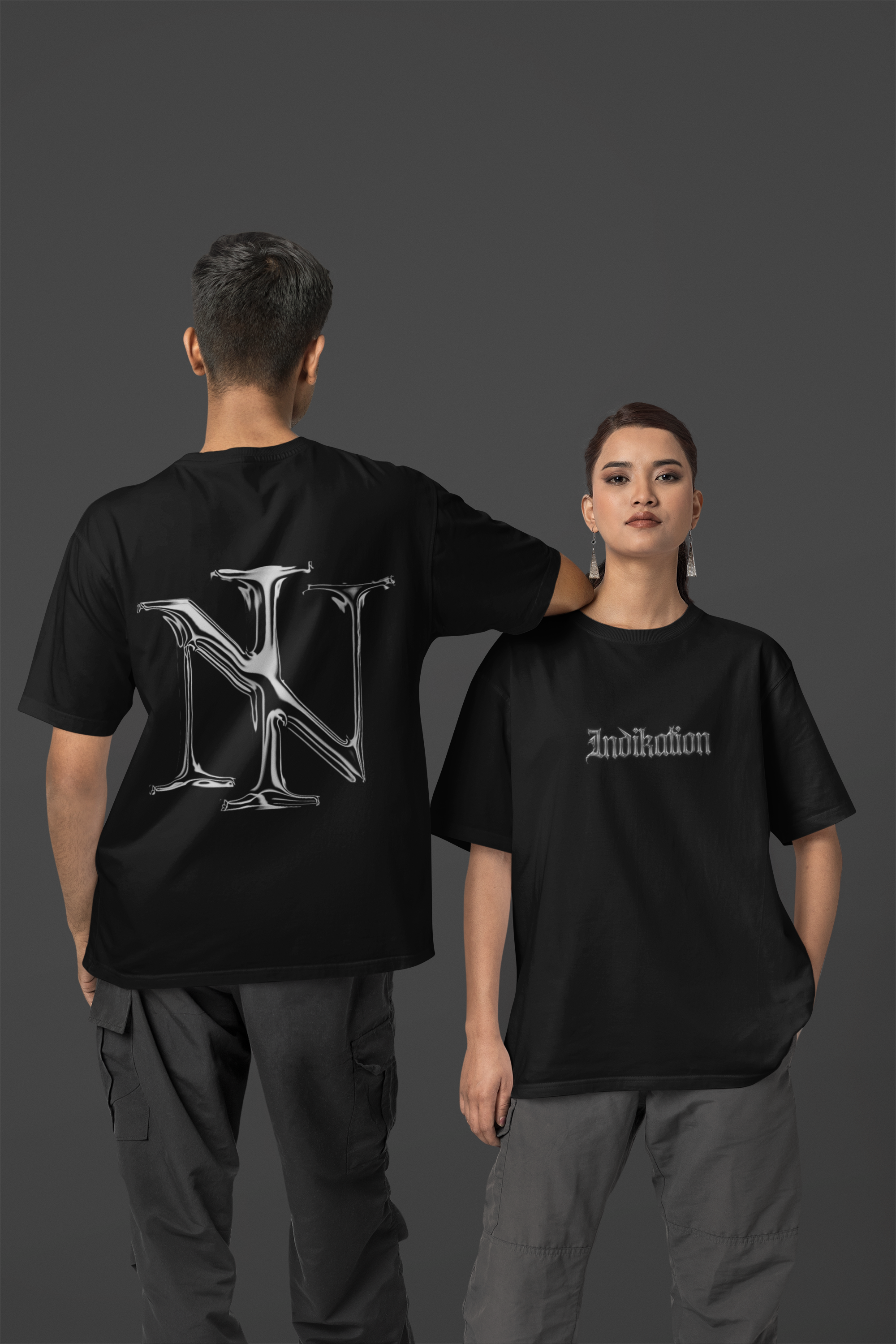 INDIKATION | Heavy Cotton oversized T-Shirt | Front- & Backprint