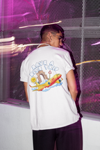 HAVE A NICE TRIP | Heavy Cotton oversized T-Shirt | Front &amp; back print