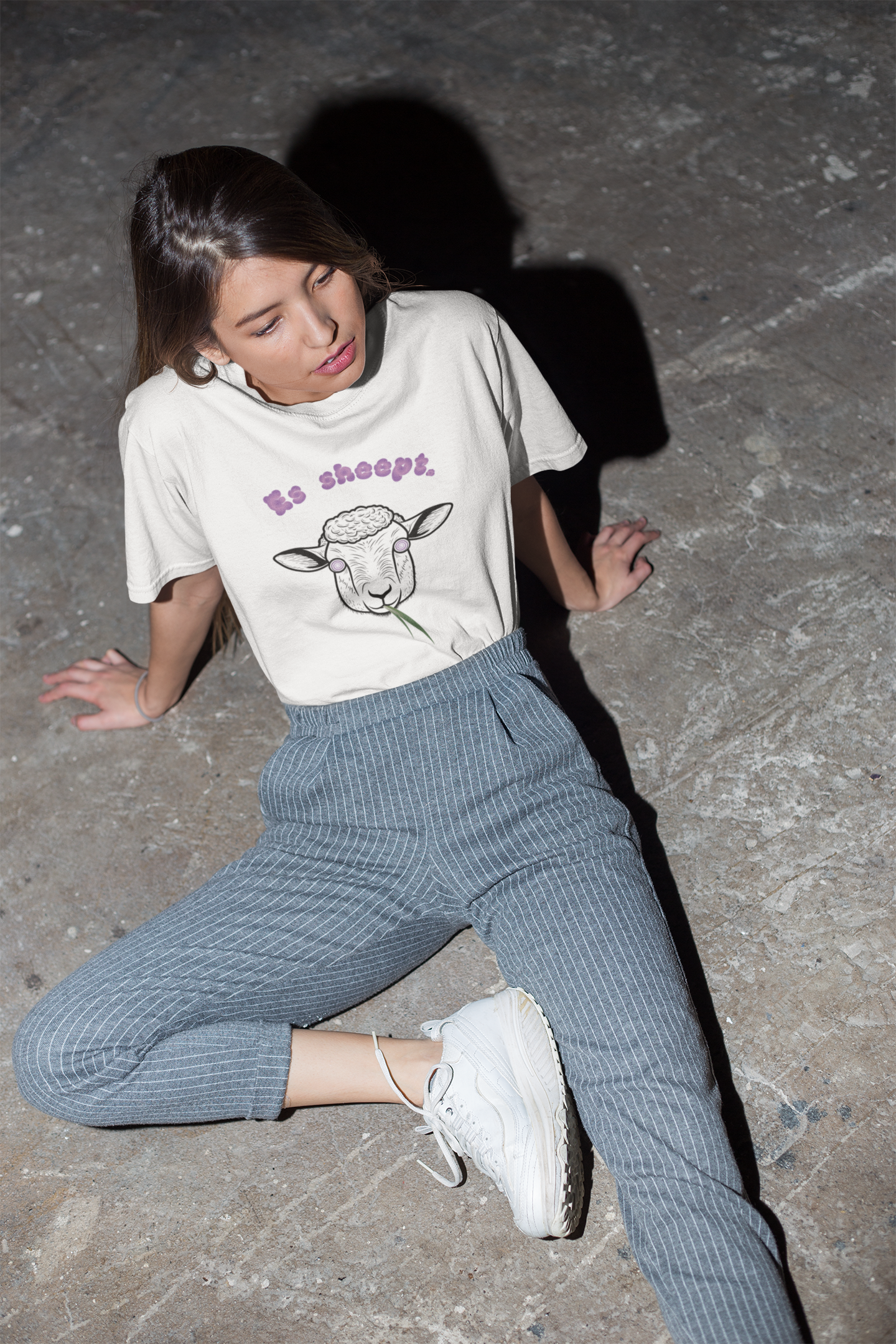 It sheeps. | Heavy Cotton oversized T-Shirt | Front print